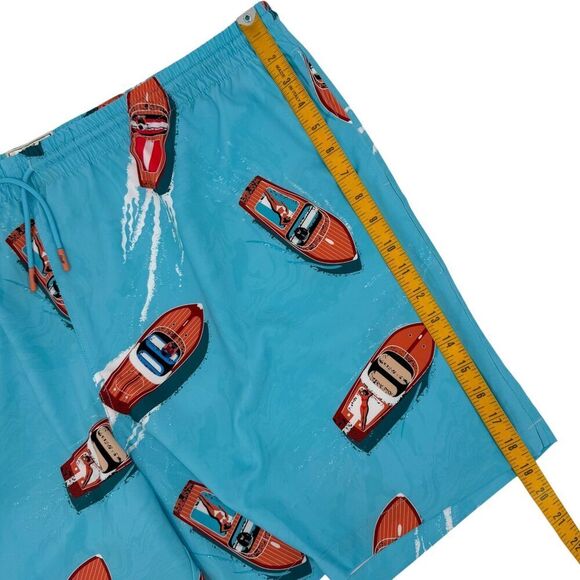 NWT RSVLTS Men's Lake Como Swim Trunks Hybrid Board Shorts Blue 3XL - Picture 11 of 11
